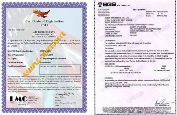 Certification