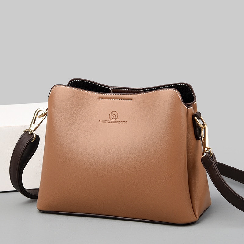 Single shoulder bucket bag