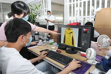 Sanmen production base for shell jackets
