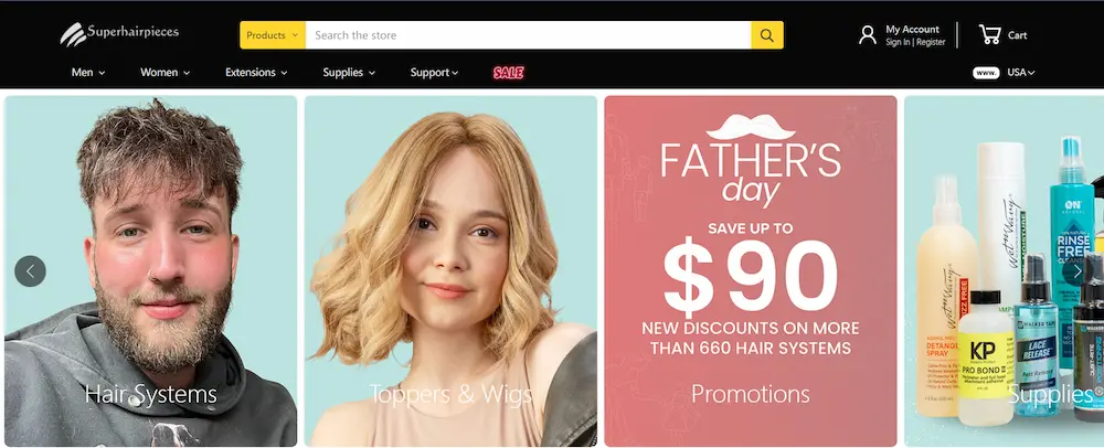 Superhairpieces