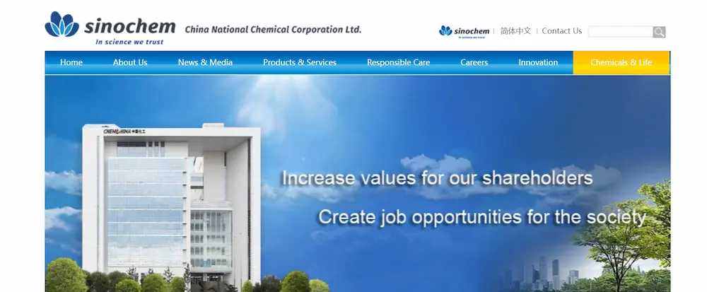 China National Chemical Corporation (ChemChina)